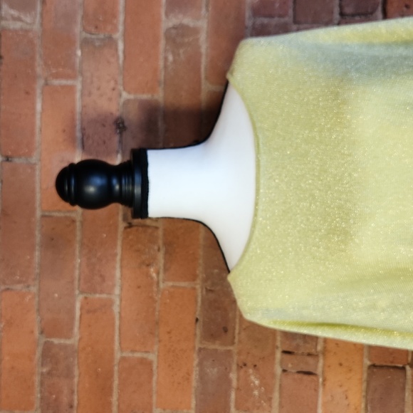 Anthropologie Sparkly Sheer Open Sleeve Tunic Top - Picture 2 of 12